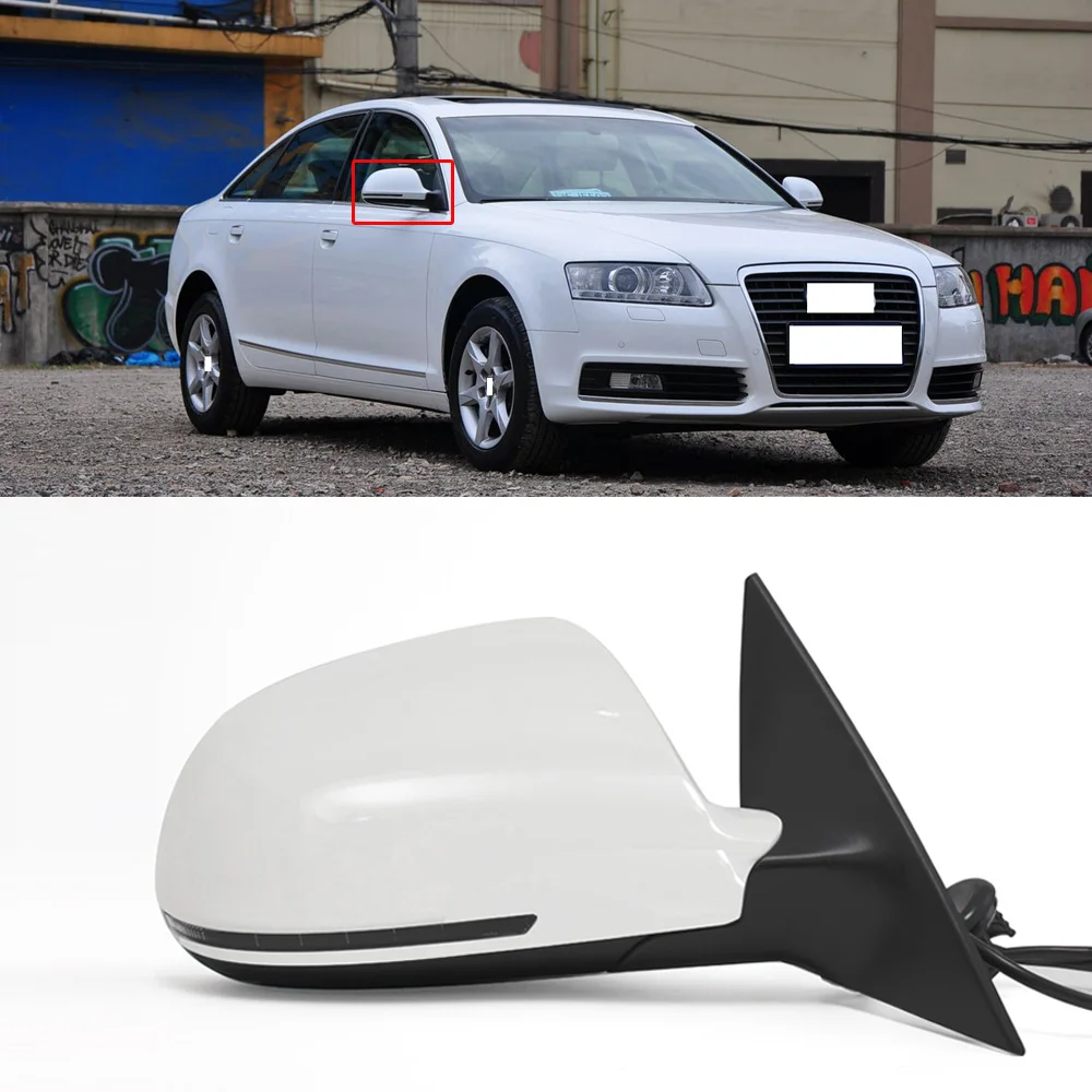 Capqx 6/7/8/9/14/17 проволока для AUDI A6L 2009-2011 снаружи Зеркало заднего вида боковое зеркало заднего вида в сборе