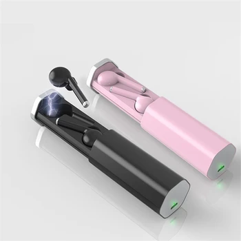 

LEORY TW50 TWS Wireless bluetooth 5.0 Earphone HiFi Stereo Smart Headset Touch Earbuds Pink Black Blue White