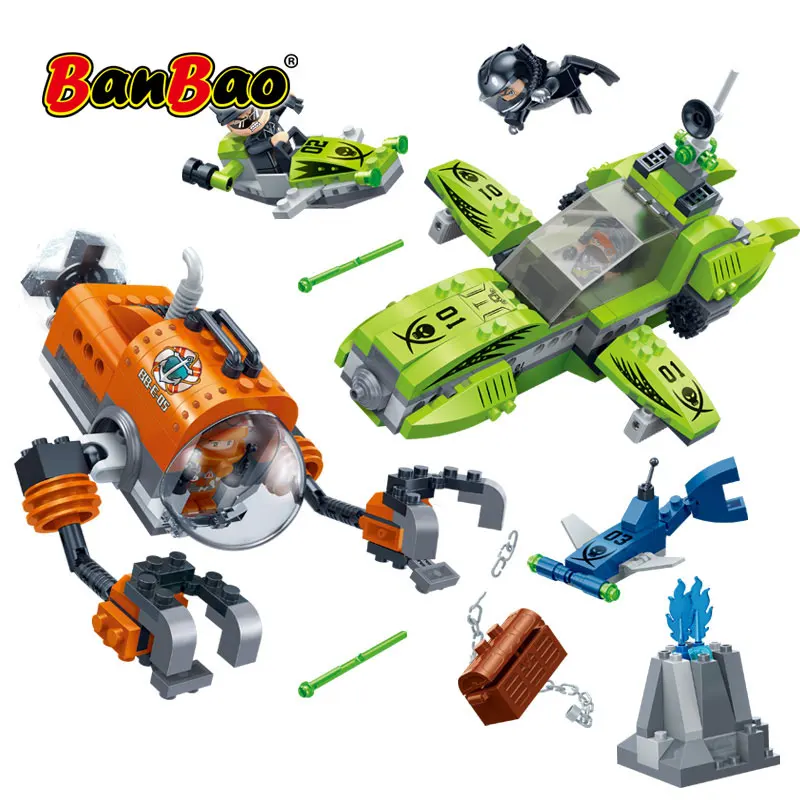 Конструктор BanBao Подводная лодка модель 7406 года|toys for|toys for kidsbuilding blocks |