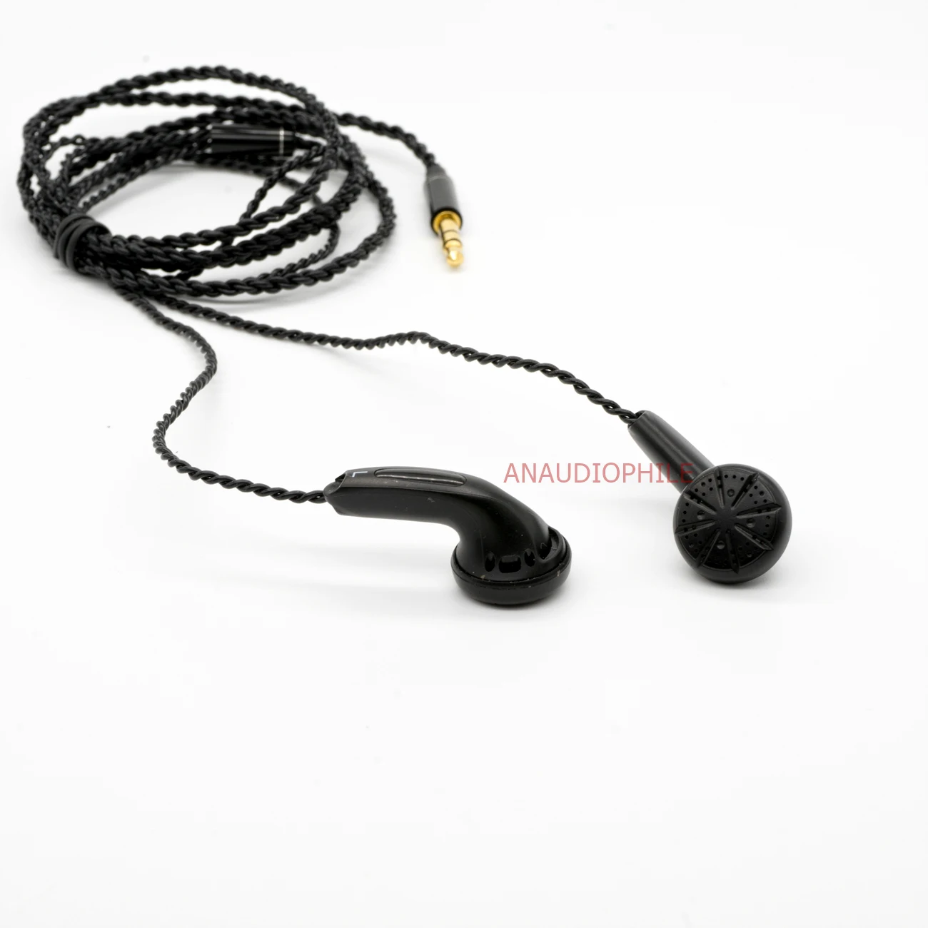 HiFi Audiophile Earphones Flat Head In Ear DIY HiFi Earphone Beryllium Diaphragm Wired Bass DJ Earbuds