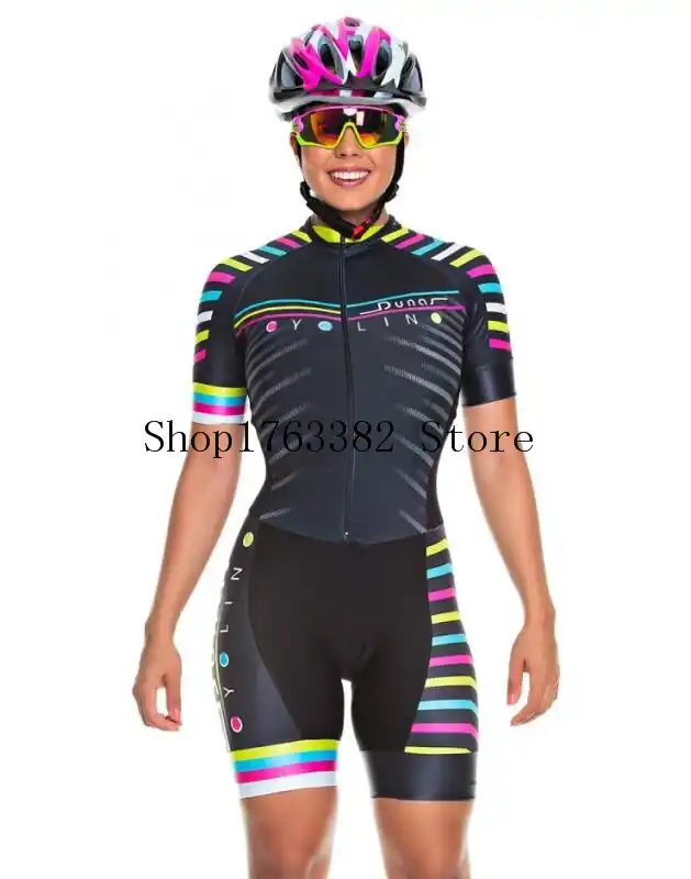 roupa de ciclismo feminina macacao