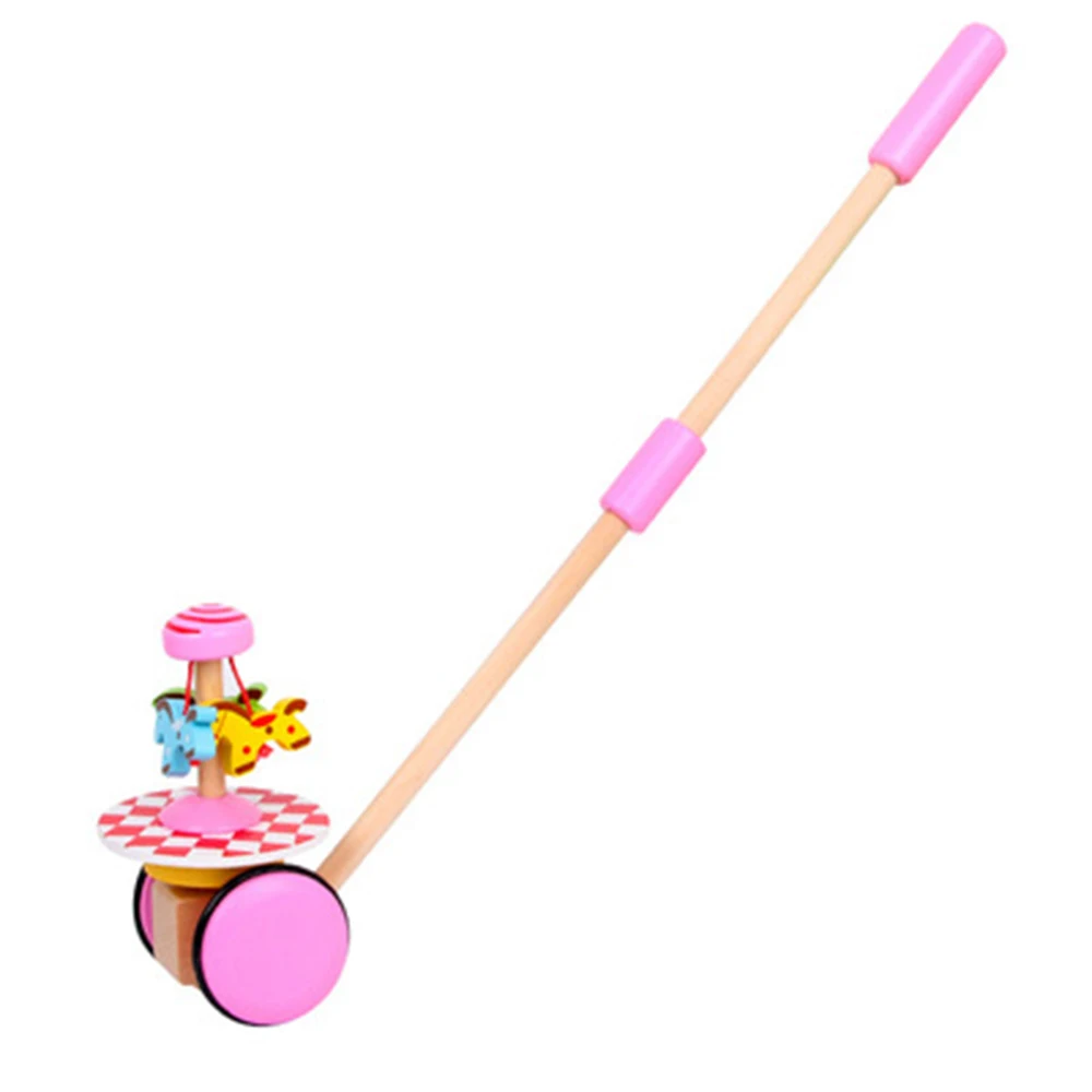 

Cartoon Toddler Toddler Trolley Toys 1-3 Yearold Skids Handpush Toys Kids Learn to Walk the Best Helper