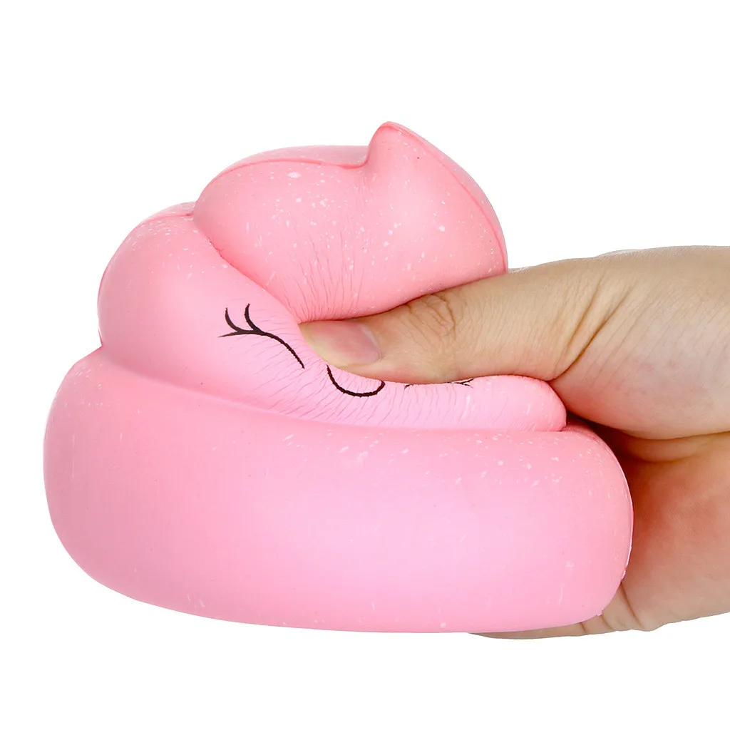 Изысканный Забавный чокнутый ароматизированный талисман squeeze Charm замедляющий рост 11,5 см имитация детских розовых какашек для декомпрессии под давлением toyL1224