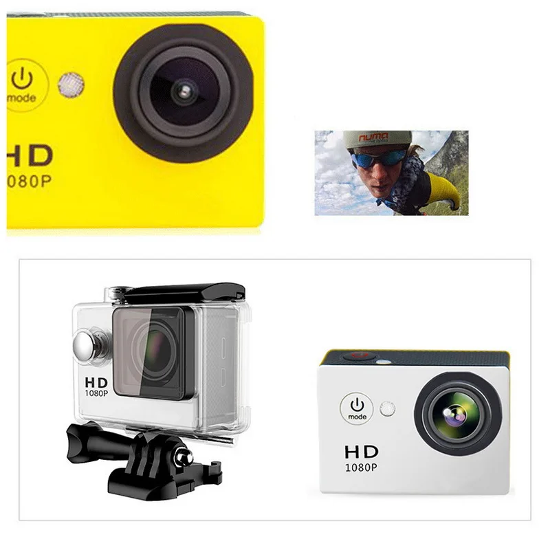 Камера DV Action TOSPRA Ultra HD 4K WiFi 2,0 дюймов 1080p подводный 30 м водонепроницаемый шлем спортивная видеокамера s Спортивная камера