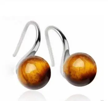 

Free Shipping gorgeous pair of 10-11mm south sea white pearl earring 14K