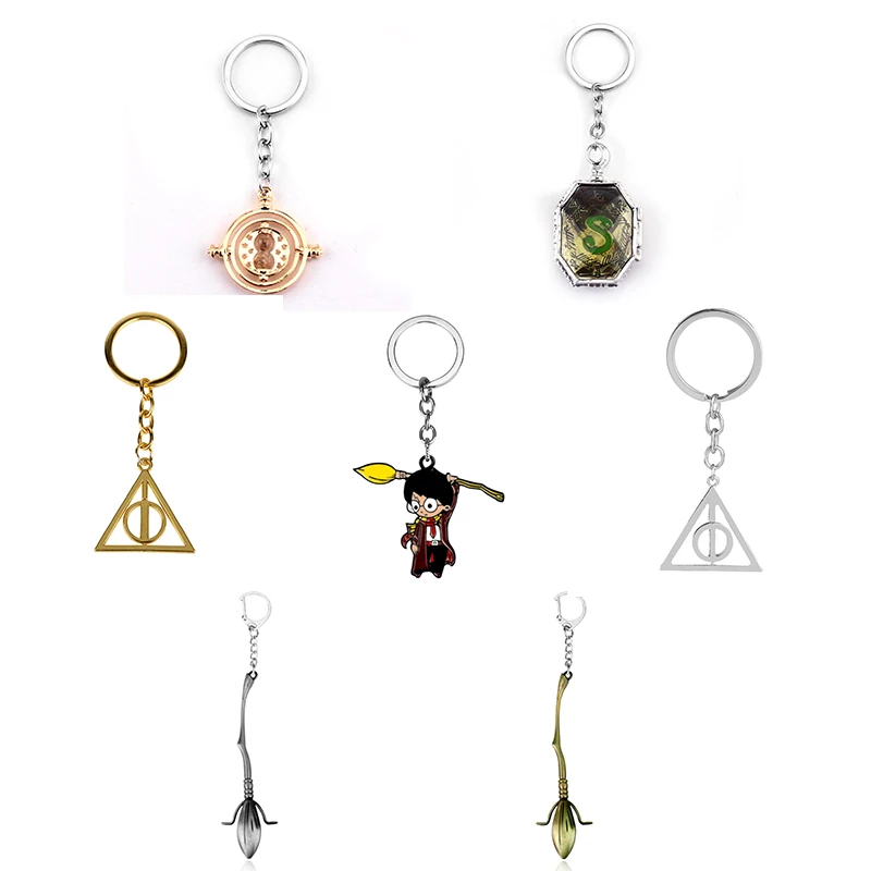 Брелок для ключей HP Magic School треугольник Дары смерти брелок 1 шт. оптовая продажа