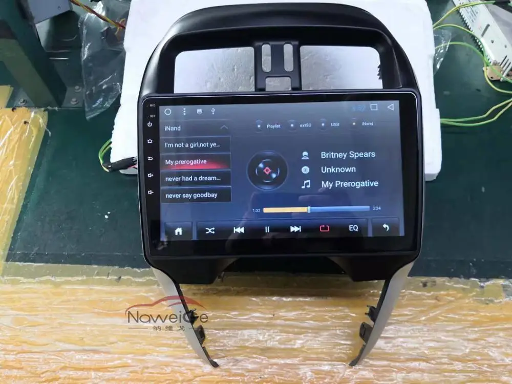 NaweiGe 10,1 дюймов Android сенсорный экран автомобильный dvd для Nissan Sunny- автомобильный аудио стерео gps навигация для Nissan Sunny радио