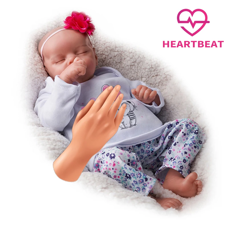 Reborn Baby Dolls Heartbeat Vinyl Reborn Baby Doll Heartbeat Toy