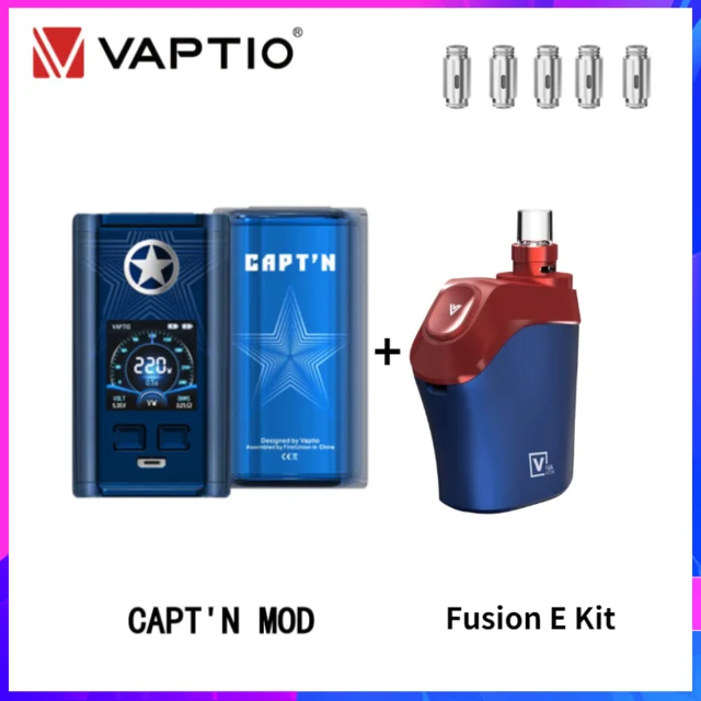Vaptio Fusion электронная сигарета 50 Вт 1500 мАч|Системы нагревания табака и электронные