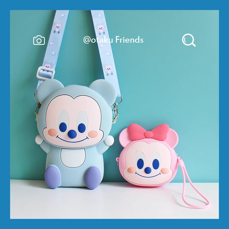 Модные мини женские сумки на плечо Kawaii С мультяшным животным карманом маленький