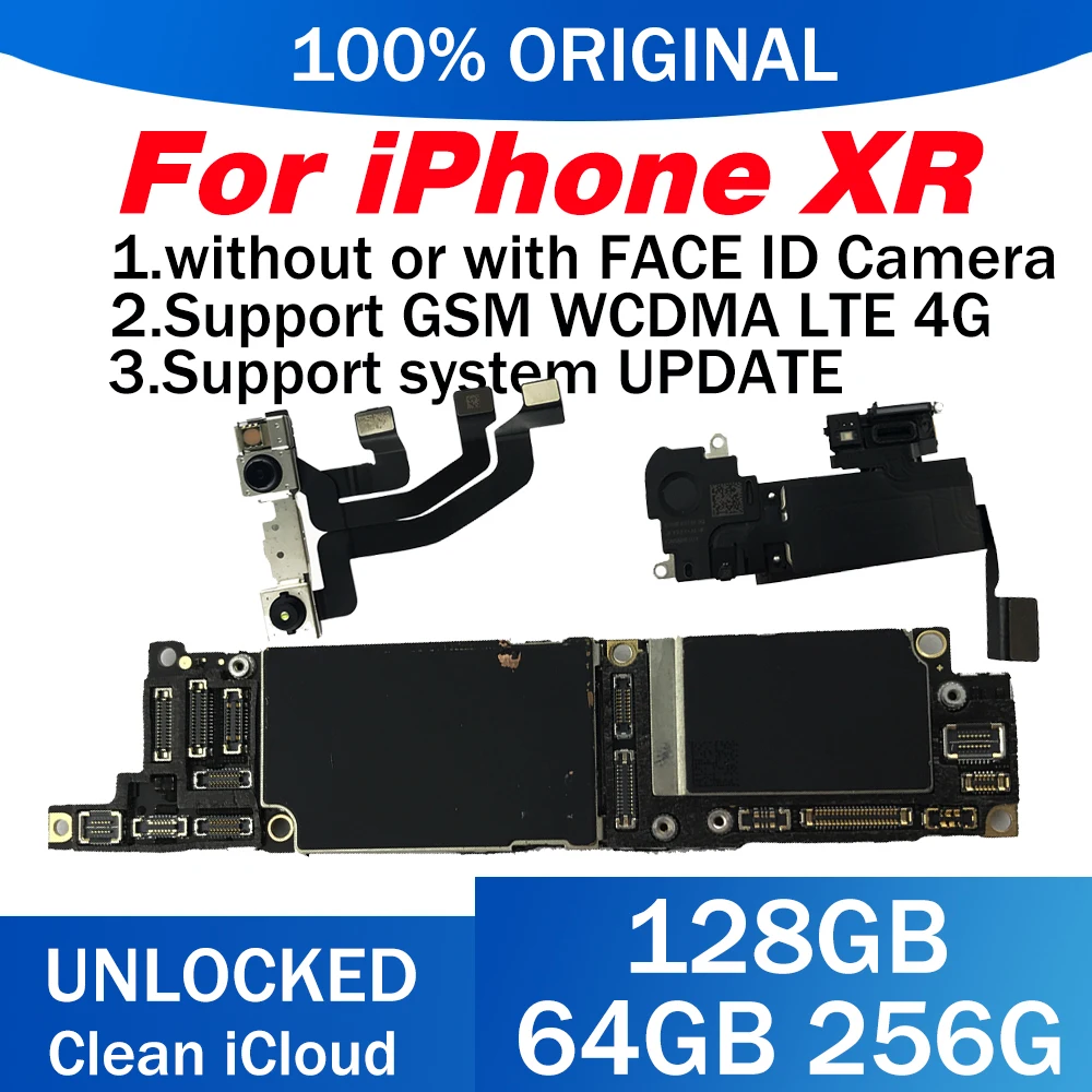 Материнская плата для iphone XR разблокированная Новая Обновленная логическая IOS