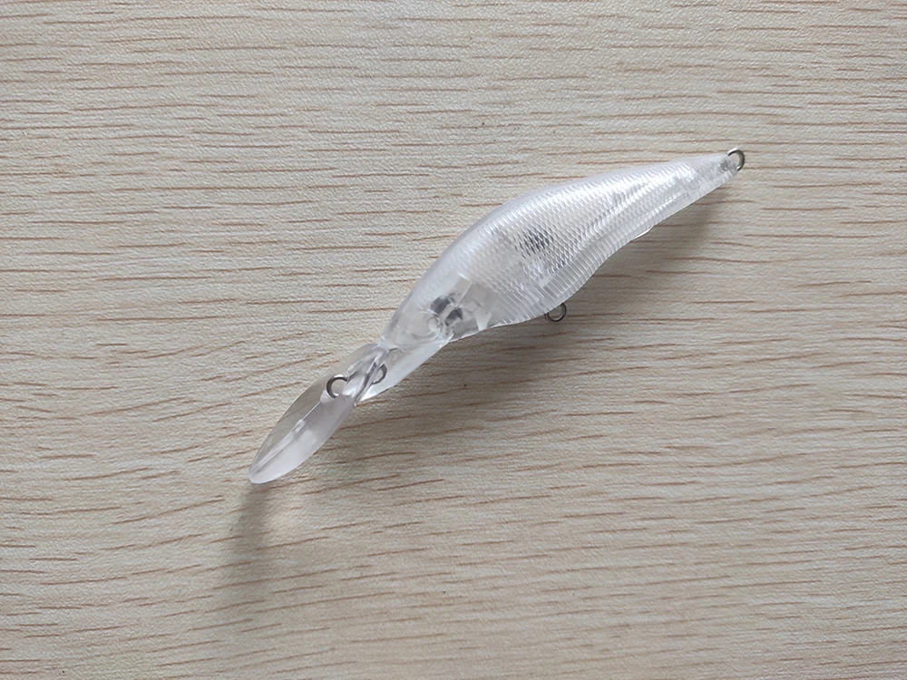 10 stücke Unlackiert Angeln Locken Körper Minnow Hardbaits Wobbler Künstliche Köder 90mm 5g Blank Köder ZEBT99 – Detail 2