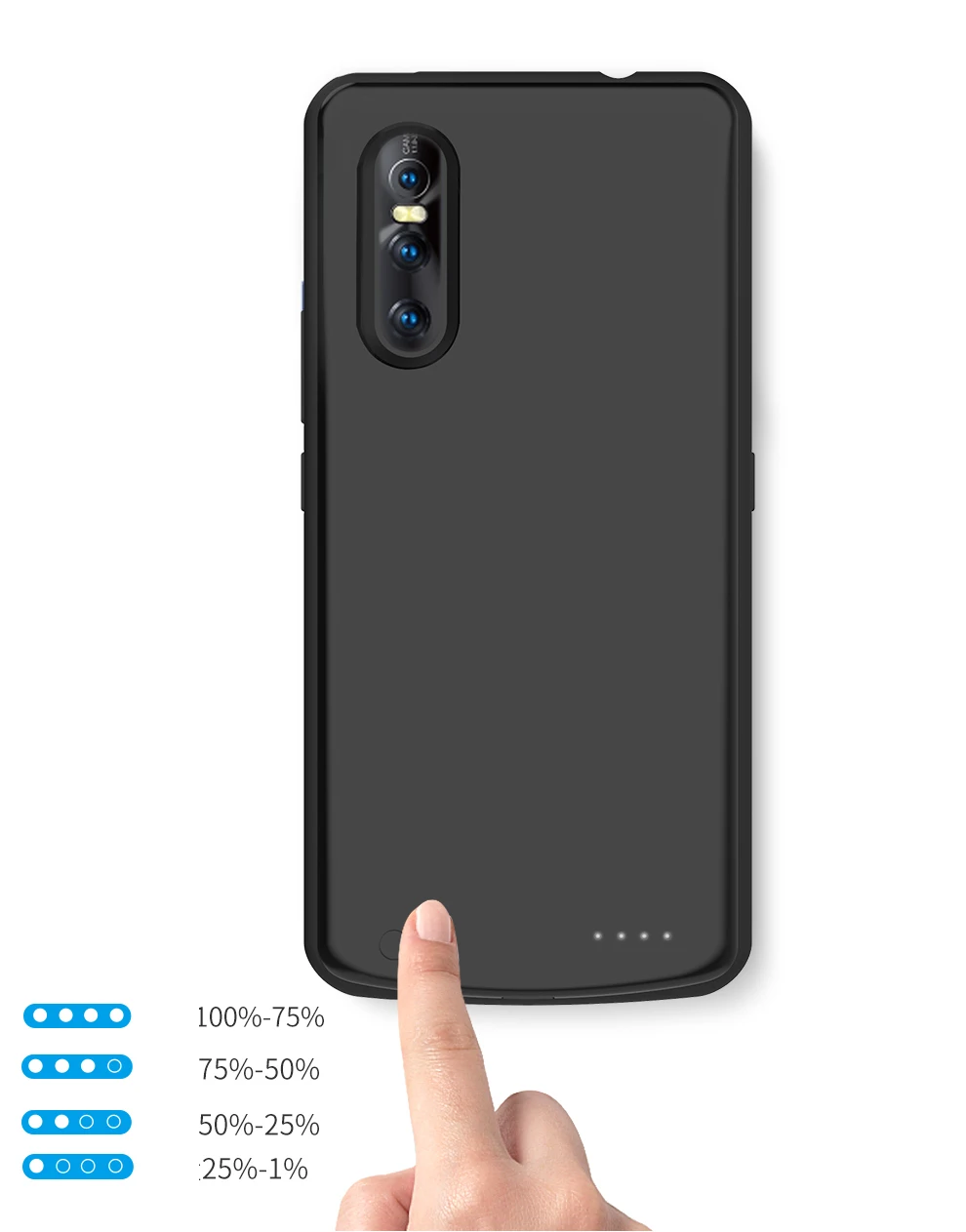 5000 мАч чехол питания для vivo s1 Pro, чехол для зарядного устройства, запасной блок питания, чехол для vivo s1 Pro, чехол для зарядки