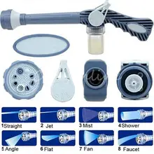 8 соплов, диспенсер для мыла, насос-распылитель, автомойка, высокое давление, удаляет грязь, удобрения, аксессуары для аэрографа