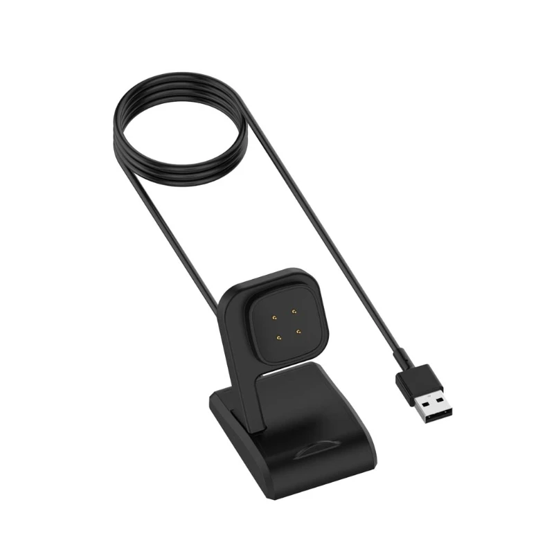 

USB Charging Dock Cradle Dock Holder Stand for -fitbit Versa 3 Sense Smart Watch 62KA