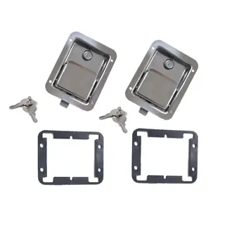 

Embedded Tool Box Paddle Latch With Handle Stainless Steel Tool Box Lock Portable Paddle Latch Lightweight Vehicle Accessories
