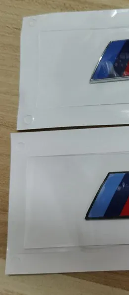 5X хромированный матовый глянцевый черный ABS 55 мм 73 90 M POWER Mpower задний автомобильный
