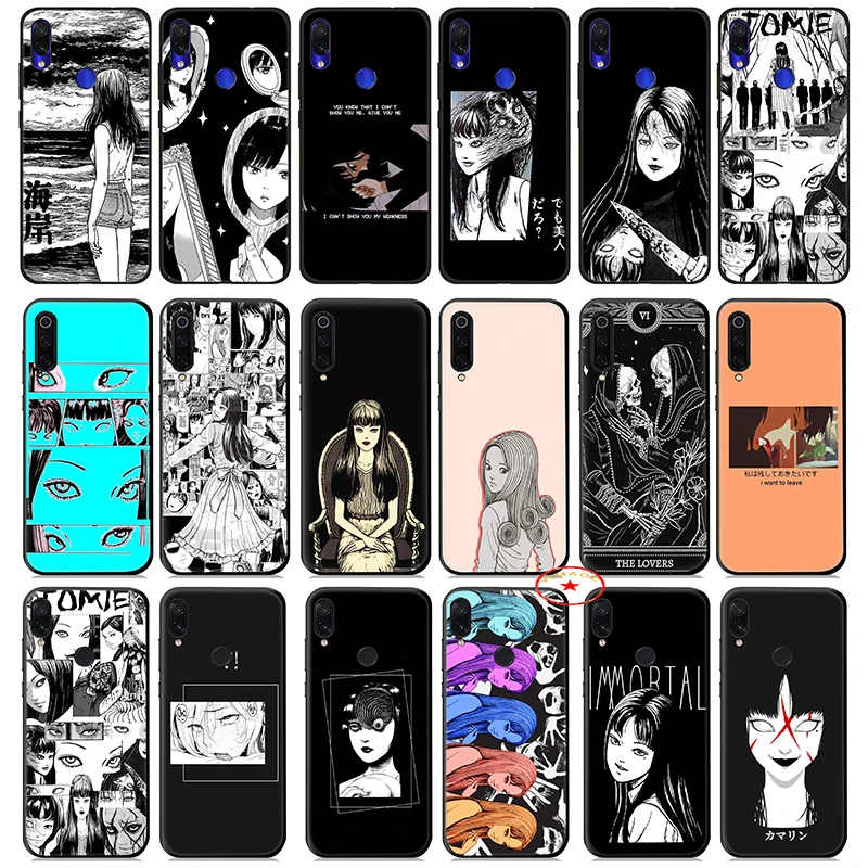 Мягкий силиконовый чехол Junji Ito для Xiaomi Redmi Note 8 7 6 5 Pro 4X 5A |