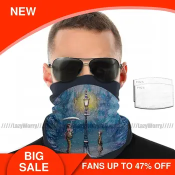 

New Year Mouth Face Mask Narnia Magic Lantern Facial Mask with Filters for Adult Polyester Pretty Mask