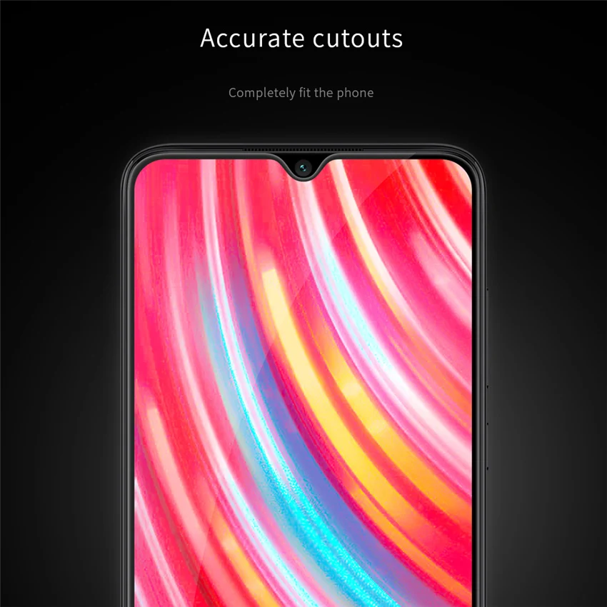 10 шт./лот для Xiaomi Redmi Note 8 Pro закаленное стекло полное покрытие Защитная пленка для экрана NILLKIN XD CP+ MAX