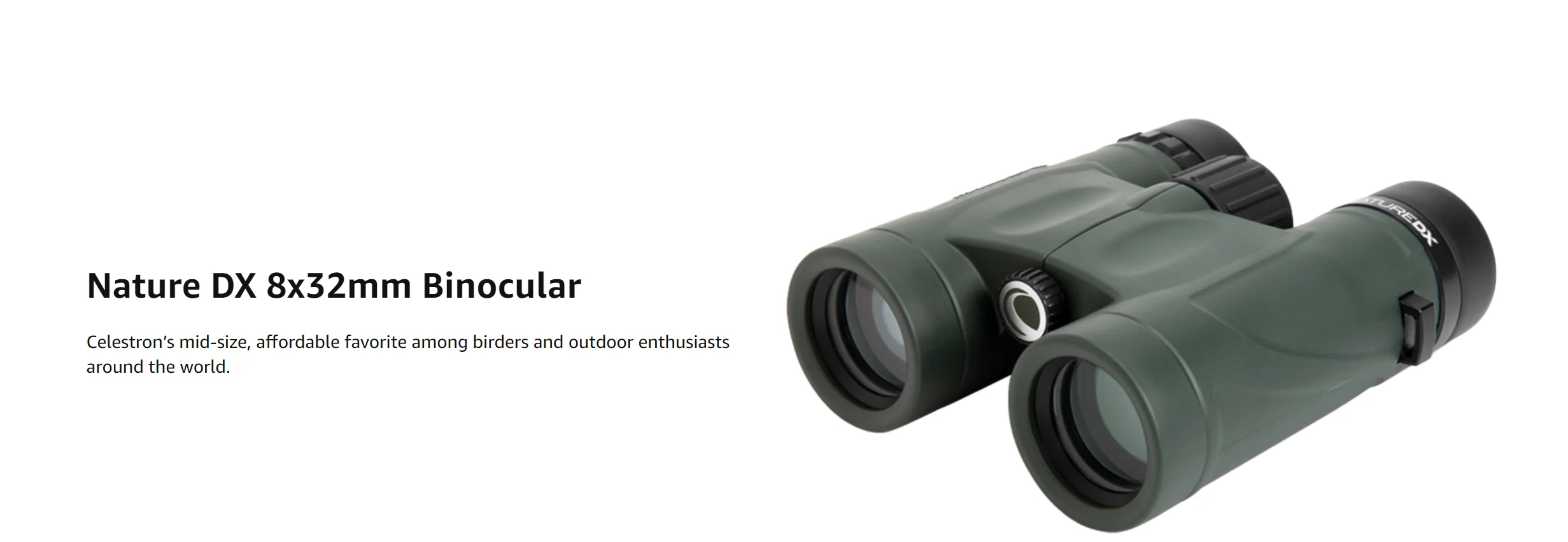 Бинокль Celestron 71330 Nature DX 8x32(зеленый