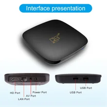 

D9 Android 10.1 Smart Box Dual-band High Definition Set-top Box 5G WIFI High Speed TV Box Wide Applications Home Media player