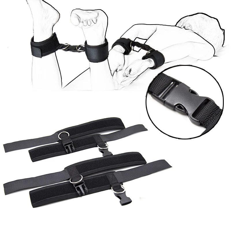 BDSM Bondage Sexy Sex Toys For Shop Couple Women Erotic Leg Cuffs Slave Restrained Handcuffed Body Binding Adults Game | Красота и