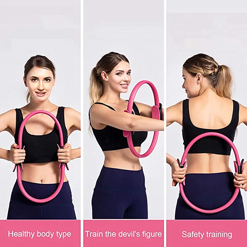 1/5Pcs Magic Ring for Sports Home Fitness Yoga Circle Leg Arm Muscle Trainer Pilates Circle Exercise Workout Gym Bodybuilding