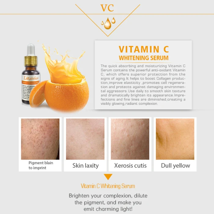VC Hyaluronic Argan Essence Oil Collagen Remove Dark Blots Facial Skin Care 20ml ZG88