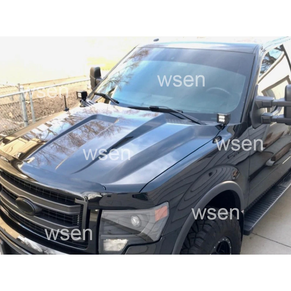 Для Ford F-150 2004- и SVT Raptor 2010- накладка на капот левая и правая боковая стойка светодиодный рабочий свет Pod крепление комплект кронштейнов