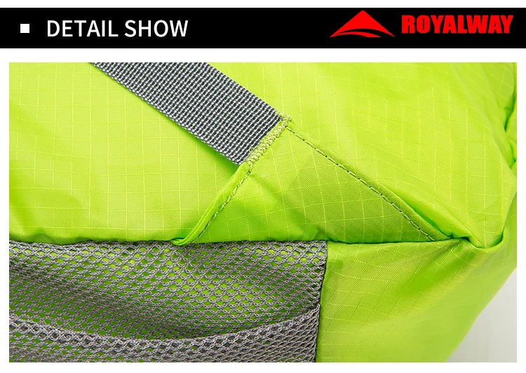 ROYALWAY рюкзак для походов на открытом воздухе, походный рюкзак, сумка для альпинизма, портативный светильник, сумка для кожи, модные Наплечные сумки с принтом, RPBL0352G