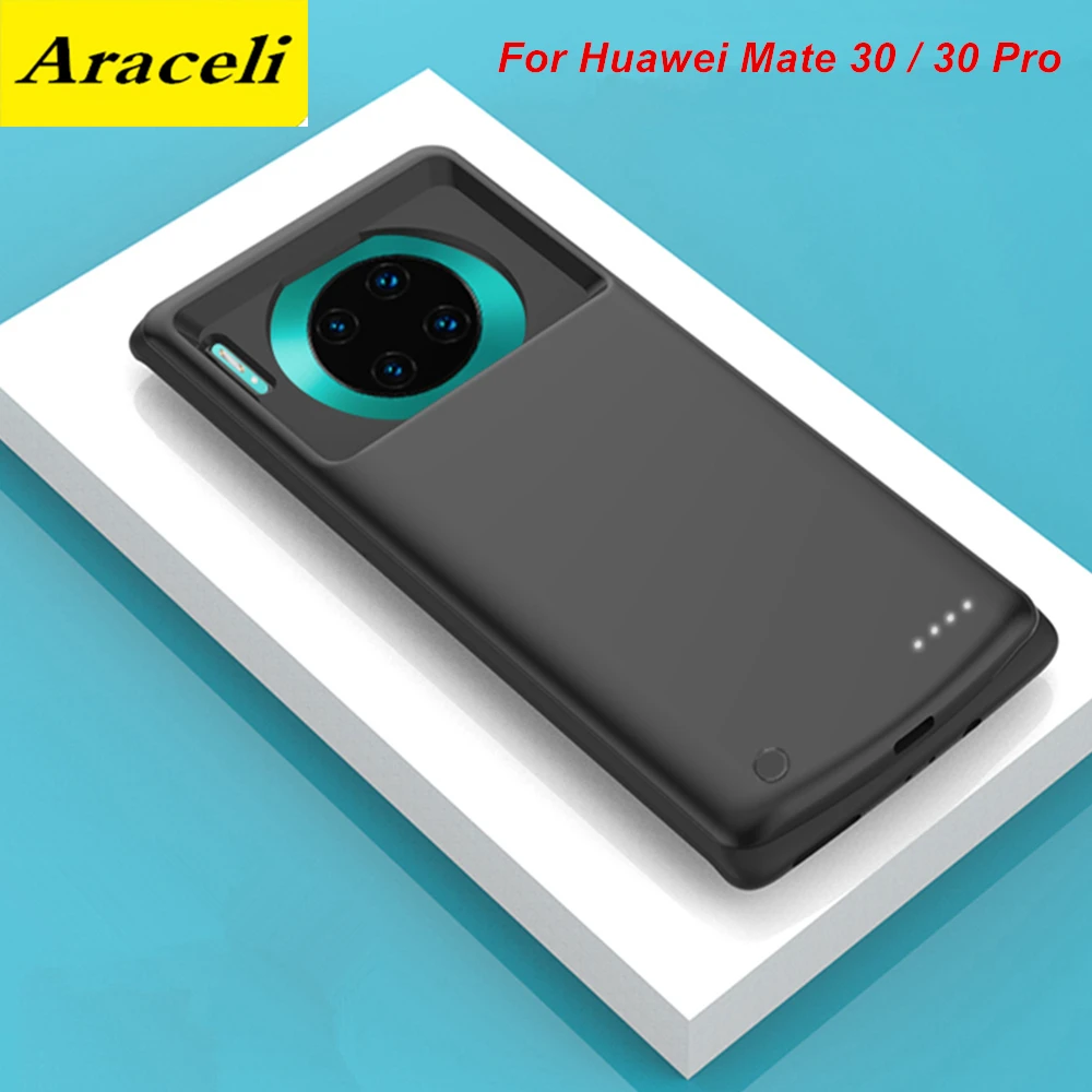 Araceli для Huawei Mate 30 Pro Чехол зарядного устройства 6800 мАч чехол смартфона внешний