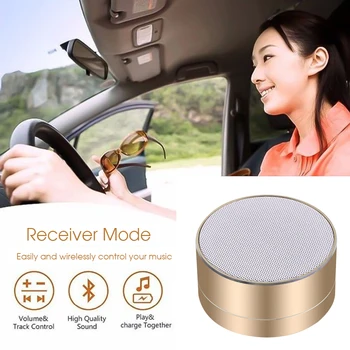 

KEBIDU A10 Portable Mini Bluetooth Speaker Music Audio TF USB AUX Stereo Sound Speaker Audio Music Player Speaker For Phones