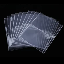 10 pièces Feuille Poche à Monnaie Pages Timbre Monnaie Carte Postale Collecte Liant Page ajustement 3 Reliure À Anneaux