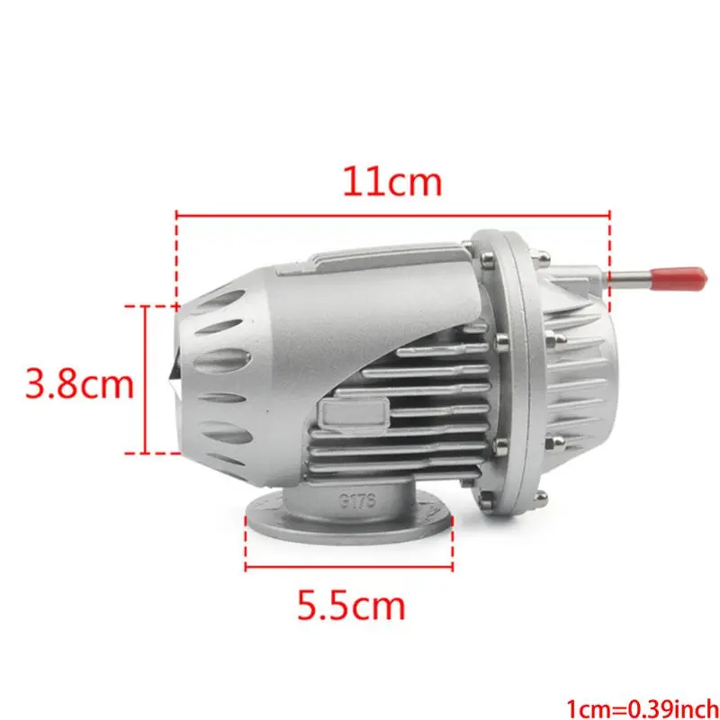 New Universal SQV SSQV BOV Super SQV4 Sequential Turbo Blow Off Valve Silvery with Adapter Flange IV 4 SILVER