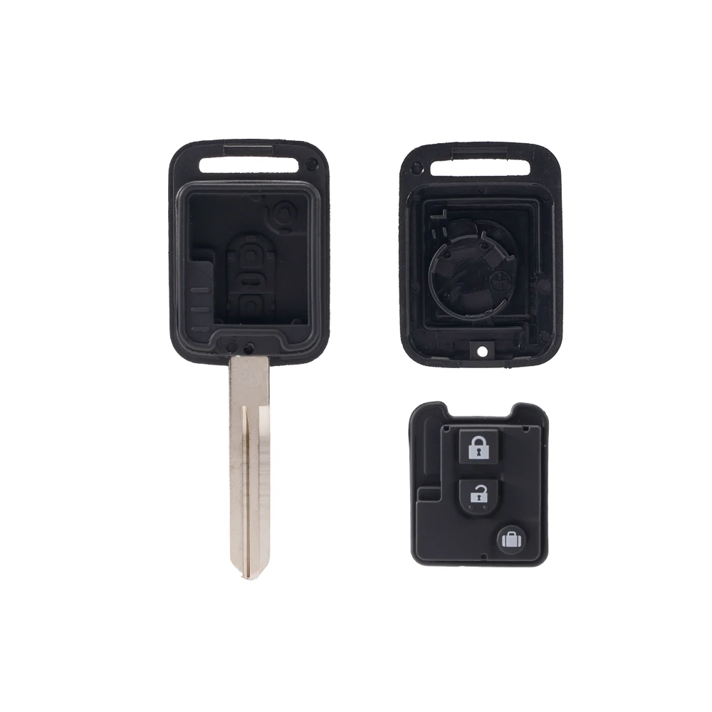 Key Case Car Remote Key Car Key Car Key Shell Key Shell For Nissan Micra 350Z Navara X-TRAIL Qashqai Primera Note Almera Y61 NV200 Key Fob 2/3 Buttons