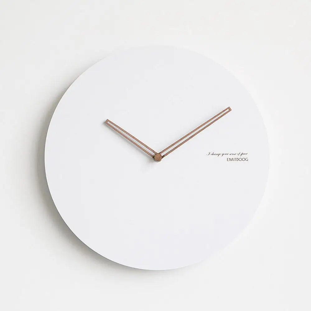 

12 inch Creative Wall Clocks Home Decorative Modern Nordic Wall Clock Minimalist Large Wall Clock Bedside Mute Watches