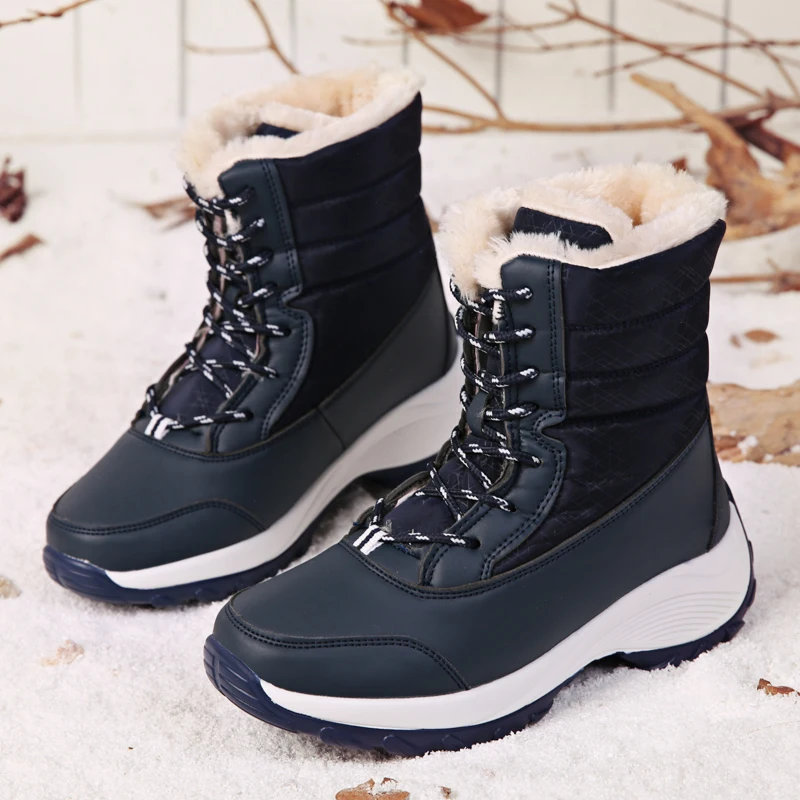 Обувь для девочек теплая Нескользящая зимняя обувь детские зимние сапоги бархатная Высококачественная хлопковая обувь для родителей и ребенка размер 31-42