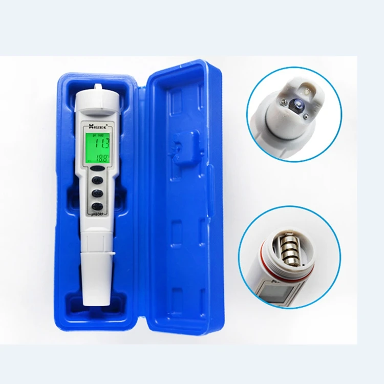 3in1 pH ORP TEMP Meter 0.0-14.0pH Water Detector Oxidation-Reduction Potential Digital Tri-Meter Water Quality Monitor CT6821
