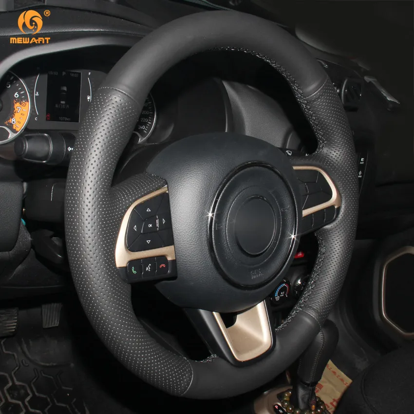 MEWANT черная искусственная кожа фотоэлемент для Jeep Compass 2017 Renegade 2016 аксессуары