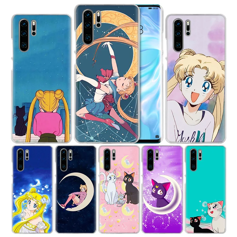 

Case Cover For Huawei Honor 8X 8C 8A 8S 9X 10 20 20i V20 Play Y5 Y6 Y7 Y9 Prime Lite Pro 2018 2019 Sailor Moon