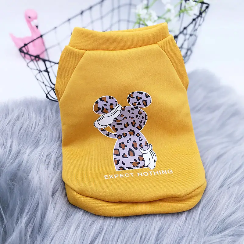 

New Style Dogs Clothes Pure Cotton French Bulldog Sweatshirt Warm Cat Sweater Autumn Winter Pet Hoodies Fashion Dog Coat