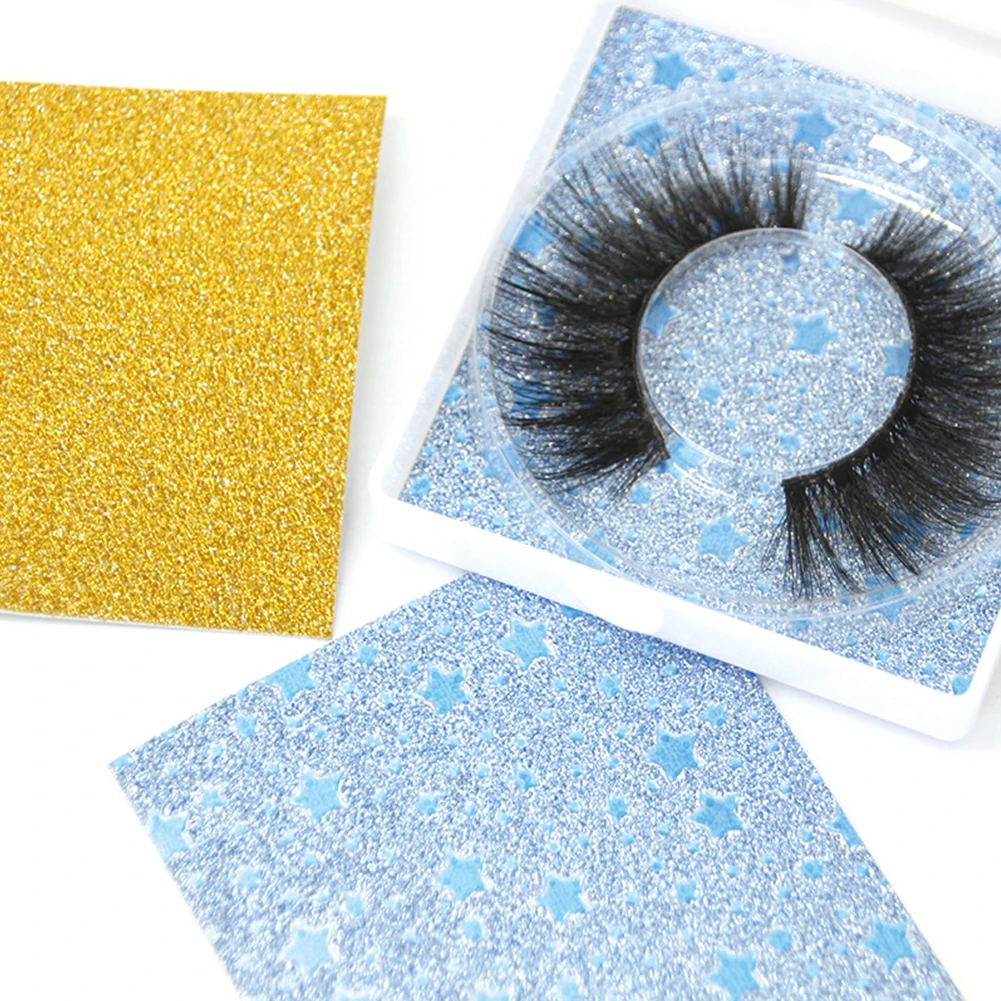 50pcs Internal Background Craft Glitter Paper Packaging Accessories Sliding Case Scrapbooking Inside Multipurpose Luxury Card