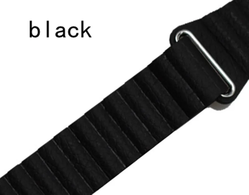 black Натуральная кожа для apple watch band 4(iwatch 5) 44 мм 40 мм apple watch 3 2 1 ремешок 42 мм 38 мм аксессуары для запястья браслета - Цвет ремешка: black