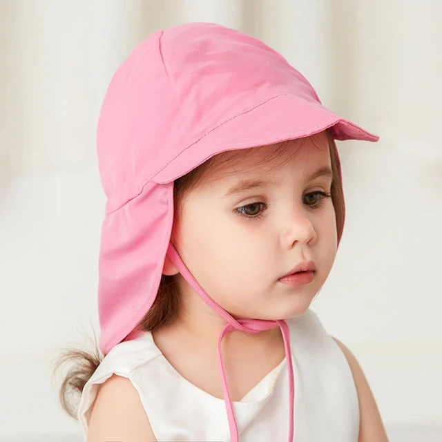 SPF 50+ Baby Sun Hat Adjustable Summer Baby Cap for Boys Travel Beach Baby Girl Hat Kids Infant Accessories Children Hats S/L 2