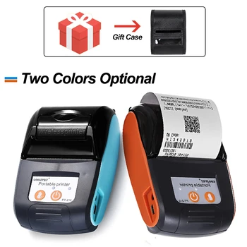

Free SDK 58mm Portable Mobile Bluetooth Printer Wireless Bluetooth Mini Thermal receipt Printer Support Android iOS phone