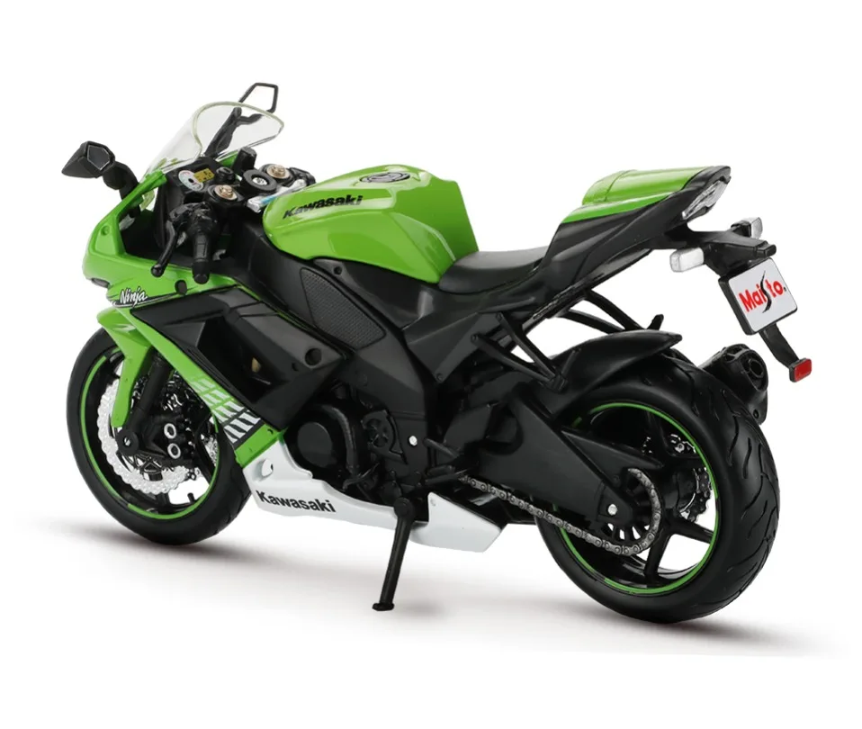 Модель мотоцикла Maisto из 1:12 сплава, игрушечный ZX-10R 2010, гоночный мотоцикл, велосипедные модели, игрушки для детей и взрослых
