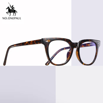 

NO.ONEPAUL Light Anti Blocking Filter Glasses Fashion Women Computer Goggles Retro Metal Transparent UV400 Eyewear New Anti Blue