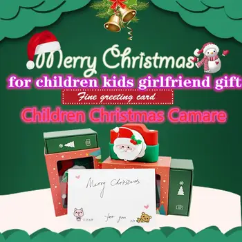 

C2 New HD Digital Wifi Camera Children Kids Santa Claus camera Dual Lens Selfie camera for Christmas Xmas girlfriend Gift