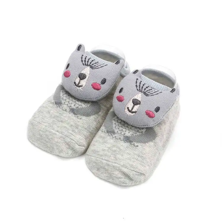 19 New Style Doll Low Top Floor Socks Anti-Fall off Babies' Socks Cotton Socks Bell Cartoon No-show Socks Manufacturers Direct S